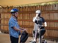 Mom and Glenn on Segways